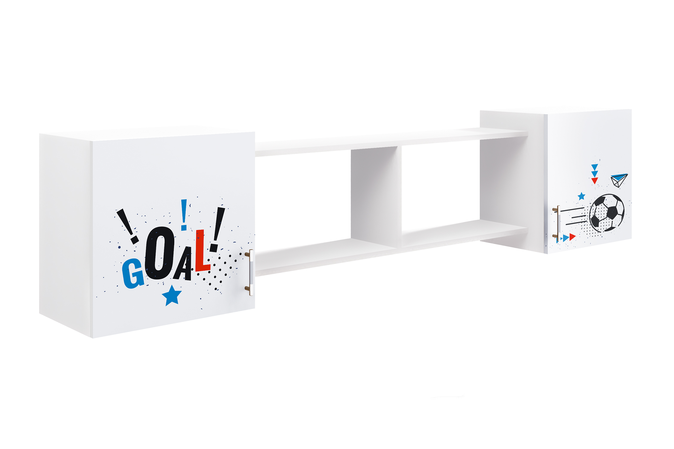 Полка навесная Вега NEW Boy белая