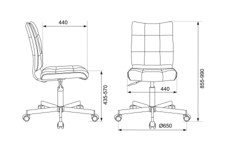 Кресло офисное Бюрократ CH-330M Velvet 36 розовое