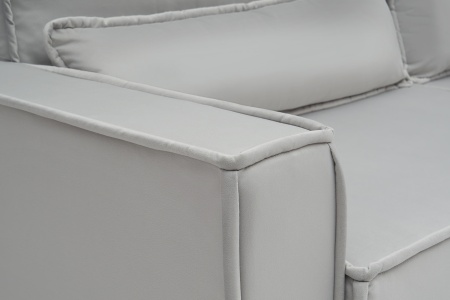 Диван тик-так Сохо 3-х местный серый