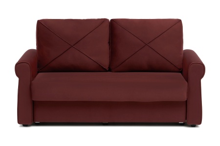 Диван еврокнижка Лира бордовый