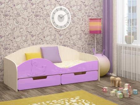 Детская Кровать Юнга-8 МДФ/Разные Цвета