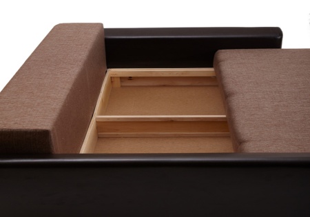 Диван еврокнижка Амстердам коричневый