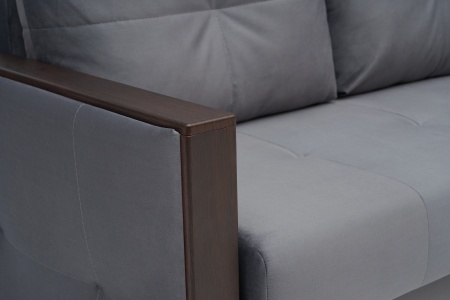 Диван еврокнижка Инсайд темно-серый