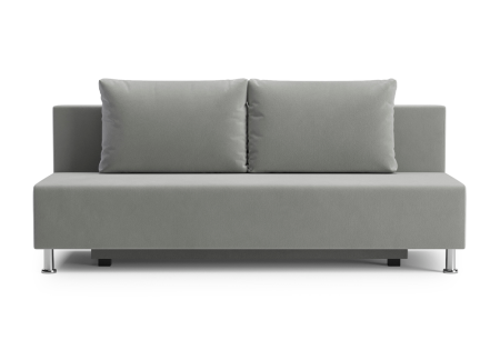 Диван еврокнижка Канна велюр серый