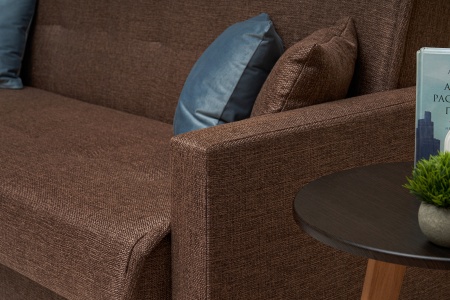 Диван книжка Лондон-2 коричневый