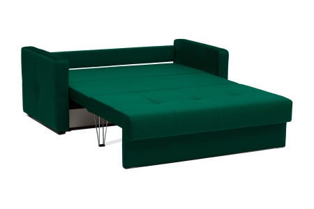 Диван шагающая еврокнижка Вита изумрудный