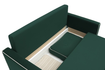 Диван еврокнижка Леон изумрудный