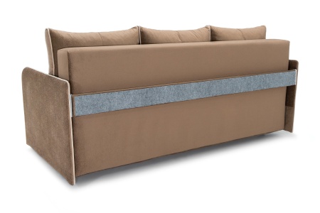 Диван еврокнижка Лозанна коричневый