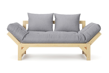 Диван кушетка Амбер рогожка светло-серая