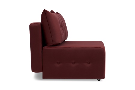 Диван еврокнижка Сити бордовый