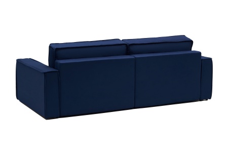 Диван тик-так Сохо 3-х местный темно-синий