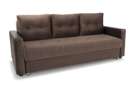 Диван еврокнижка Денвер коричневый