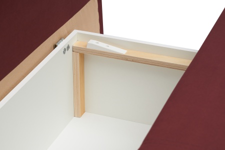 Диван еврокнижка Сити бордовый