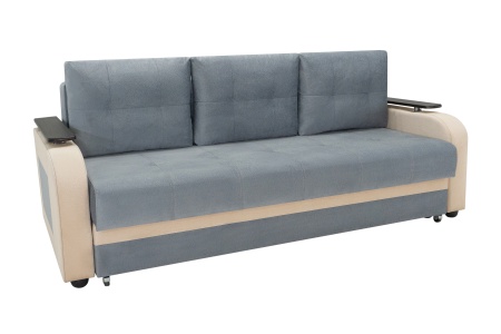 Диван еврокнижка Севилья серый