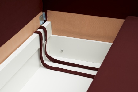 Диван еврокнижка Инсайд бордовый