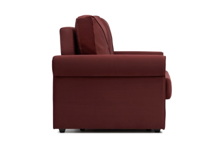 Диван еврокнижка Лира бордовый