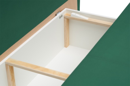 Диван еврокнижка Сити изумрудный