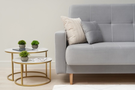 Диван книжка Фиеста серый