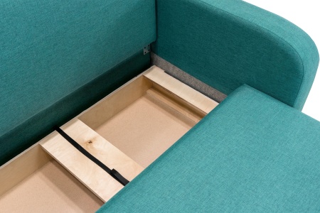 Диван Бруно рогожка зеленая