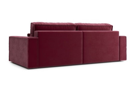 Диван тик-так Сохо 3-х местный бордовый