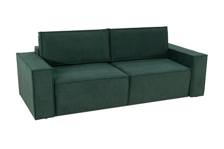 Диван еврокнижка Лофт зеленый