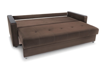 Диван еврокнижка Денвер коричневый