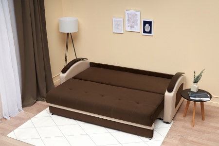 Диван еврокнижка София коричневый