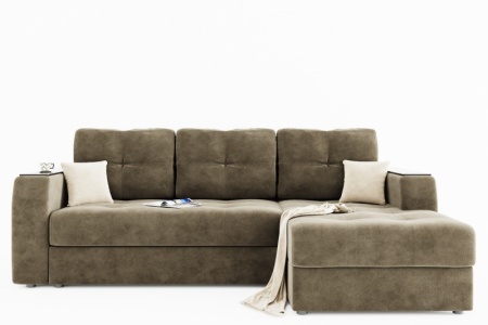 Диван Угловой Сингапур Ш-2670 х Г-1700 х В-1000 мм/Спальное место Ш-1700 х Г-2100 мм