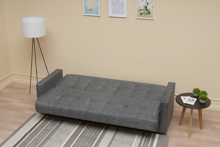 Диван книжка Лондон-2 серый