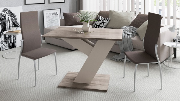 Стол Обеденный «Рейн» Тип 1 Разные Цвета/Ш-700 x Д-1100 x В-750 мм