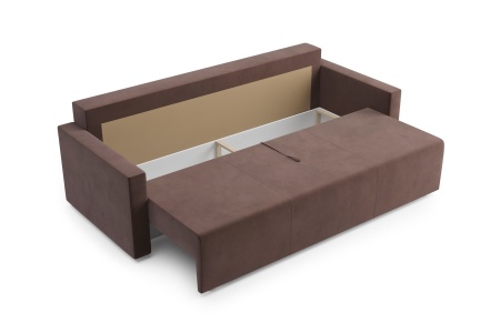 Диван еврокнижка Оталия коричневый