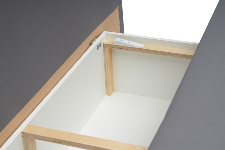 Диван еврокнижка Сити темно-серый