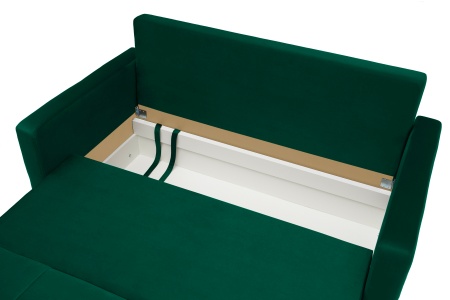 Диван шагающая еврокнижка Вита изумрудный