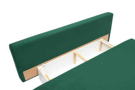 Диван еврокнижка Сити изумрудный